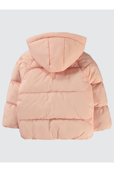 Civil Girls Kız Çocuk Over Size Mont 6-9 Yaş Pudra