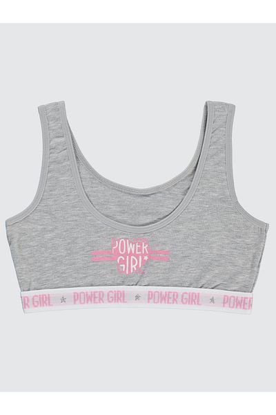 Civil Girls Girl's Gray Bustier for Ages 8-14