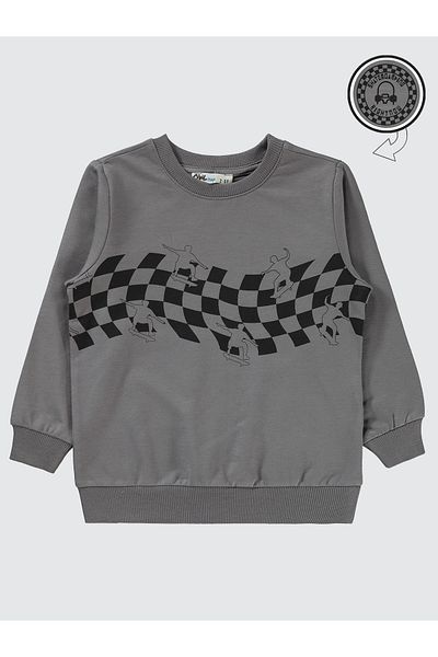 Civil Boys 2-5 Years Old Boy Anthracite Sweatshirt