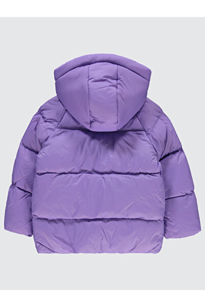 Civil Girls Kız Çocuk Over Size Mont 6-9 Yaş Mor