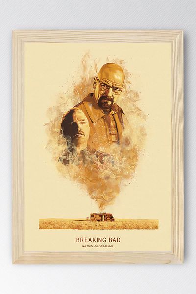 Saturn Breaking Bad Framed Painting - Πίνακας αφίσας της τηλεοπτικής σειράς