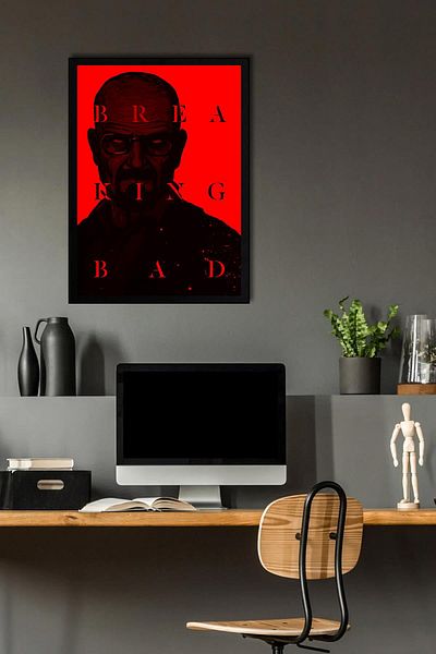 Saturn Breaking Bad Framed Painting - Tv Series Poster Poster Painting