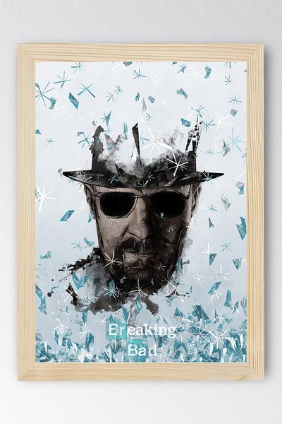 Saturn Breaking Bad Framed Painting - Πίνακας αφίσας της τηλεοπτικής σειράς