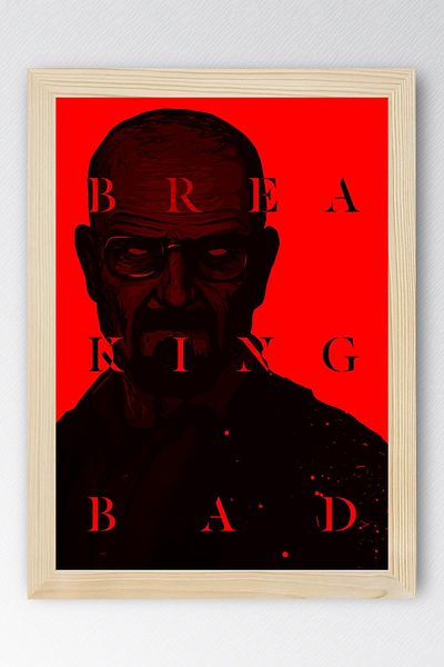 Saturn Breaking Bad Framed Painting - Tv Series Poster Poster Painting