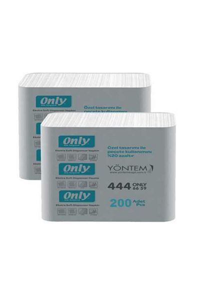 ONLY Evo Beyond Desktop Dispenser Napkin - 18 Packs of 200 Pieces / Box