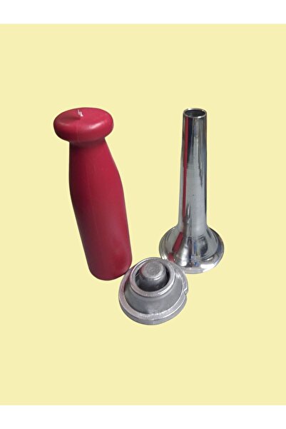 Russet 3'lü Set 10-12 Numara İçli Köfte ve Sucuk Hunisi Alüminyum + Tokmak