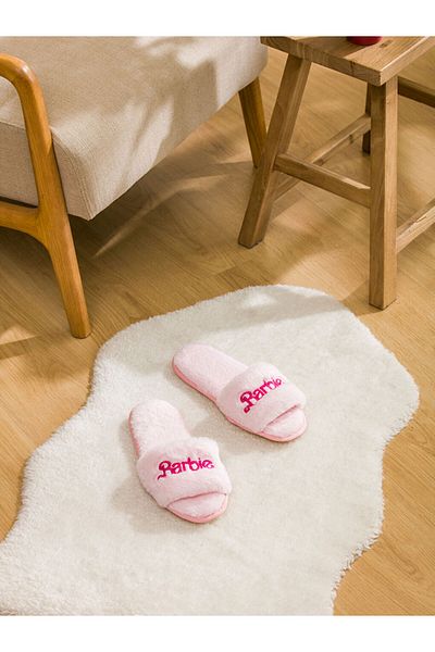 LC Waikiki Plain Plush Women's House Slippers
