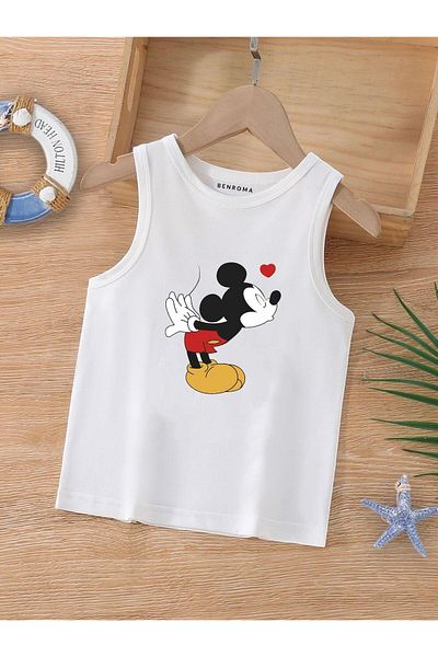 BENROMA 1 tricou este un cadou pentru achiziții de 6 și mai sus în coș - tricou imprimat fără mâneci pentru copii