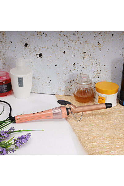 Olsenmark مكواة تجعيد الشعر | طلاء سيراميك | ضبط درجة الحرارة | OMH4065 | سلك...