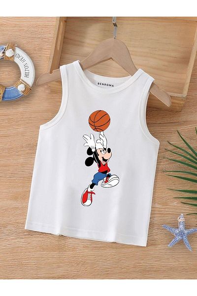 BENROMA 1 tricou este un cadou pentru achiziții de 6 și mai sus în coș - tricou imprimat fără mâneci pentru copii