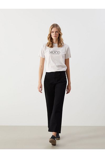 LC Waikiki New Season Wideleg Women's Jean Trousers - S51954Z8
