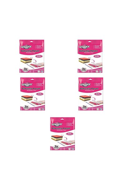 Vindex Vakumlu Giyisi Yastık Yorgan Saklama Torbası Poşeti Hurç - XX Large - ...