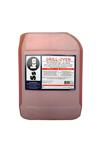 sska Fırın ve Izgara Temizleyici / Yanmış Yağ Sökücü - 6 Kg. - Bidon