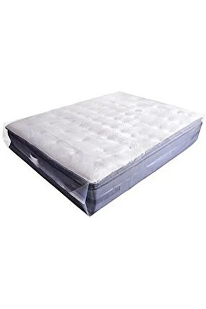 omeyva Vakumsuz Şeffaf Çift Kişilik Yatak Baza Saklama Taşıma Kılıfı Poşeti Torbası - 200x250 Cm. - 5 Adet