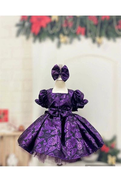 Nissa Spring Patterned Girl's Dress