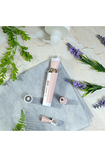 Olsenmark 4 In 1 Ladies Shaver Suit - Portable Rechargeable Ladies Epilator