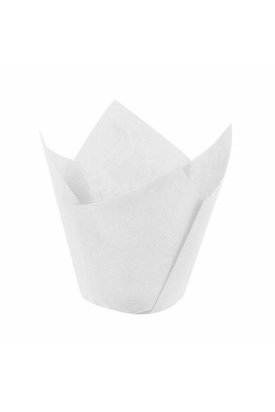BENS White Tulip Muffin Cupcake Mini Cake - 160X50 Mm, 200 Pieces