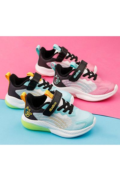 Dudino Green Girl Ibiza Easy to Wear Velcro Lighted Children's Sneakers
