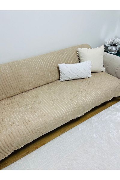 Faiend Non-Slip Base Sponge Velvet Sofa - Sofa Bed Cover Seat Cover