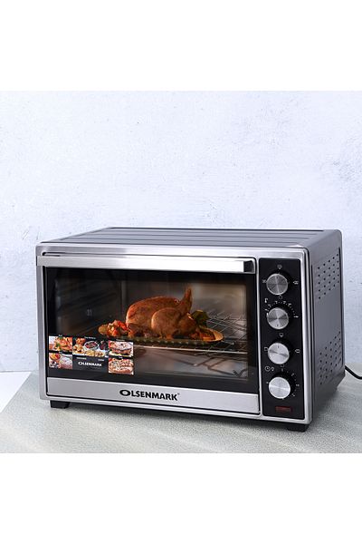 Olsenmark OMO2266, 2000W Electric Oven with Convection & Rotisserie, 45L