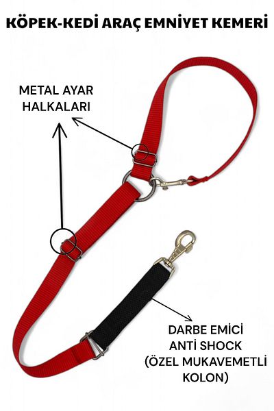 CARAMELOS Pet Vehicle Seat Belt Cat Dog Car Auto Collar Auto Accessory Cat Dog Safety Belt
