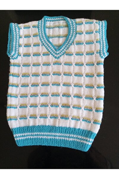 Allhandmadegifts El Örgüsü Bebek/Çocuk Süveter