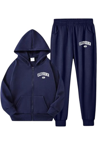 Merry Store Σετ παιδικής φόρμας με φερμουάρ California Printed