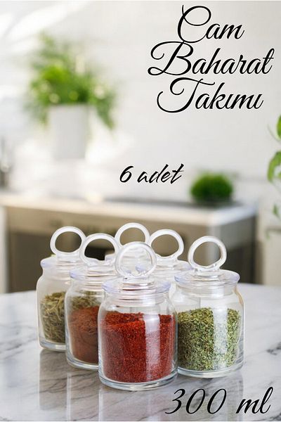 Serin Bardak 6 Pieces Vacuum Luxury Spice Set