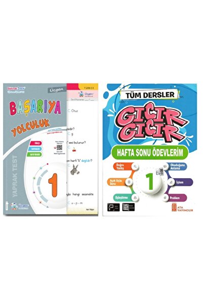 Üçgen Yayıncılık Üçgen 1.Sınıf Başarıya Yolculuk Yaprak Test + Hafta Sonu Öde...