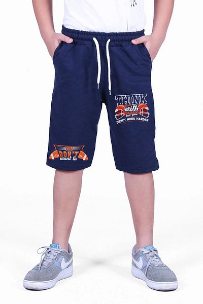 FYK KİDS Fyk Kids THINK WITH Printed, Boy Capri & σορτς