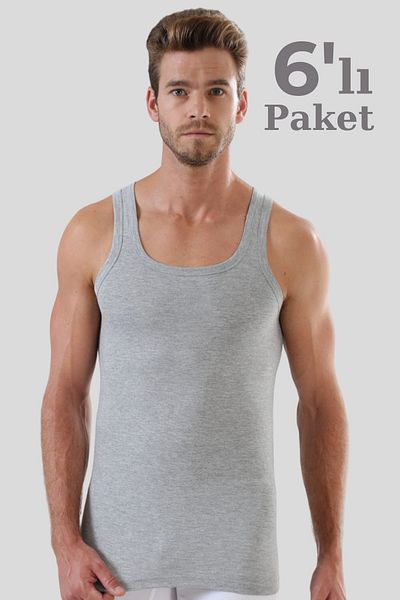 BEYAZTOPTAN White Wholesale Men's Ekay Gray 6-Piece Turns
