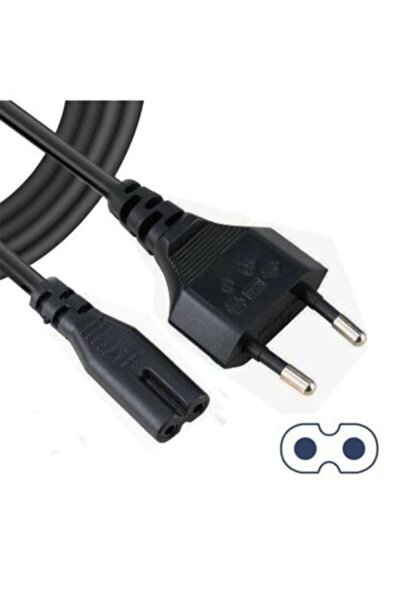 ATA ELEKTRONİK 1.5mt 1.5 Metre Ps3|ps4 televizyon ışıldak Güç Kablosu Teyp Power Çift Oluklu 220v traş makineleri