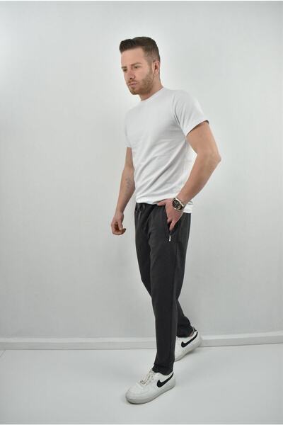 ZIDAN Men's Cotton Sweatpants Anthracite- Ultimate Comfort - Made in Turkey