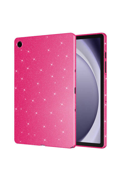 Fuchsia Galaxy Tab A9 Plus 11 inç Fuchsia Işıltılı Tablet Kılıf