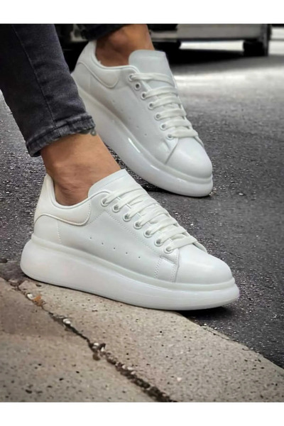 MİYASPORT Men's Lace-Up Air Balloon Thick High Sole Orthopedic Casual Classic...
