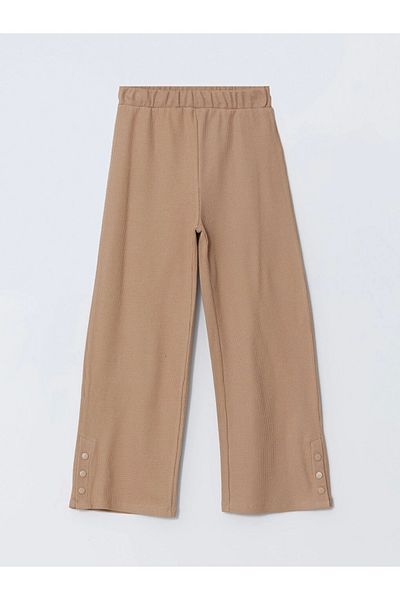 LC Waikiki LCW Kids Καφέ Ελαστική μέση για κορίτσια Φούτερ
