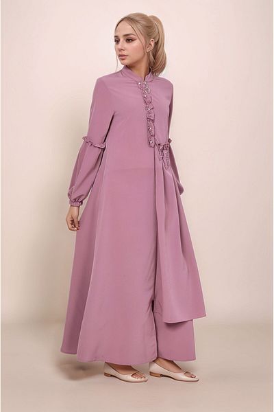 Asortik Kids Capac pentru copii Ferace - țesătură creponată de cristal, model elegant și confortabil, potrivit pentru hijab lung