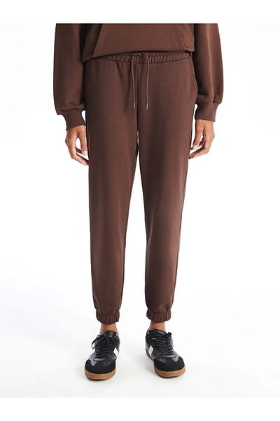 LC Waikiki Xside Brown γυναικεία φούτερ Jogger με ελαστική μέση