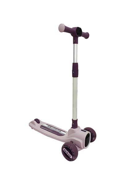 Fab N Funky Ride On Scooter, Sturdy, With Lights, Versatile, 3 Years+, 68 x 32 x 90 cm - Grey