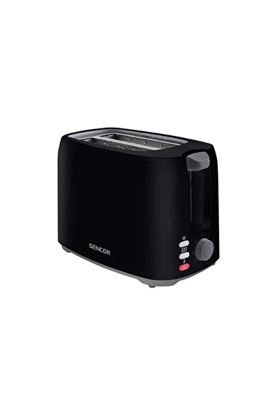 Sencor محمصة خبز مكونة من شريحتين، 7 مستويات، لون أسود