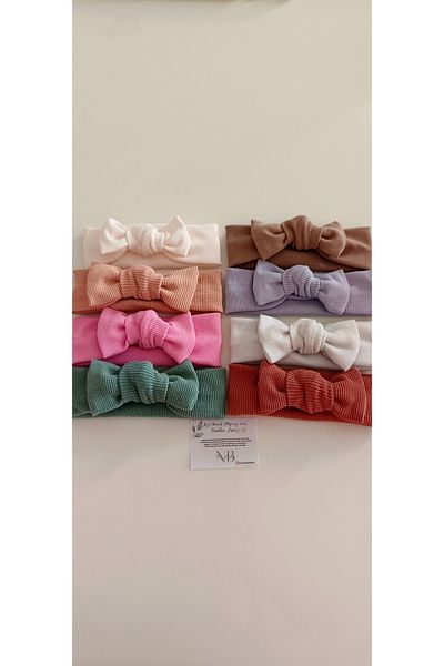 nisbutik aksesuar Nisbutikaksesuar 8-Piece Baby Girl Bandana Set, Gift Bandana Set