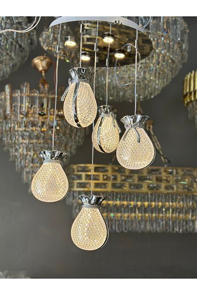 Led 2025 Model 5 Pendant Lux Led Chandelier