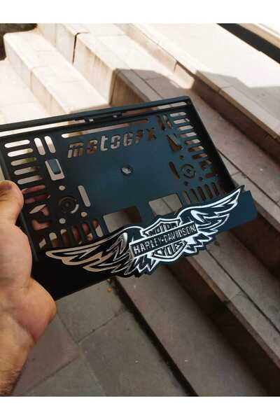 Aksaray Tasarım Atölyesi Motorsiklet Uyumlu Plakalık HRLY dvdsn Lazer Kesim Pleksi plakalık | kişiye özel plakalık