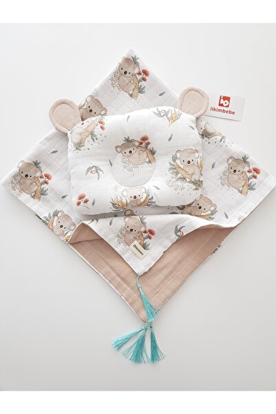 ib ilkimbebe Koala Muslin Baby Blanket Muslin Baby Pillow