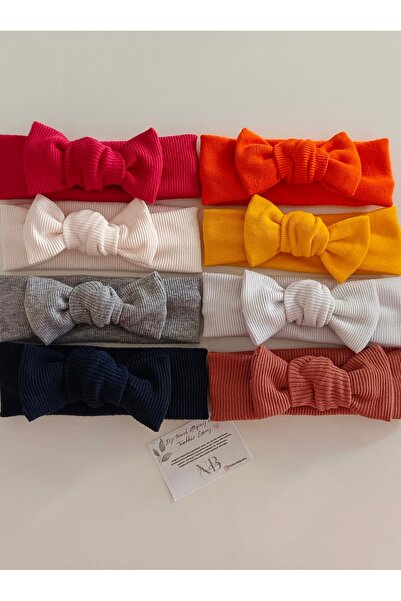 nisbutik aksesuar Nisbutikaksesuar 8-Piece Baby Girl Bandana Set, Gift Bandana Set