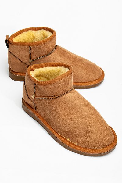 DENORA Μπότες Tan Cinnamon Shearling