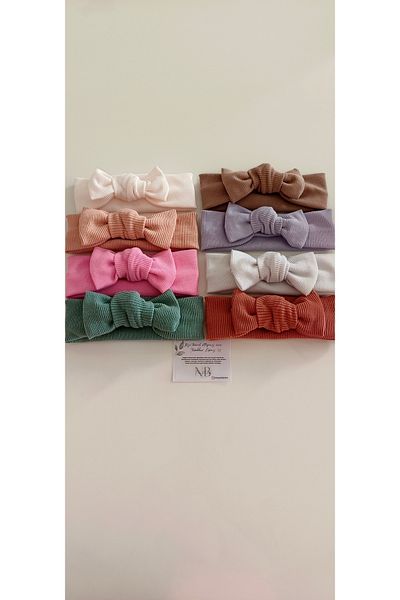 nisbutik aksesuar Nisbutikaksesuar 8-Piece Baby Girl Bandana Set, Gift Bandana Set
