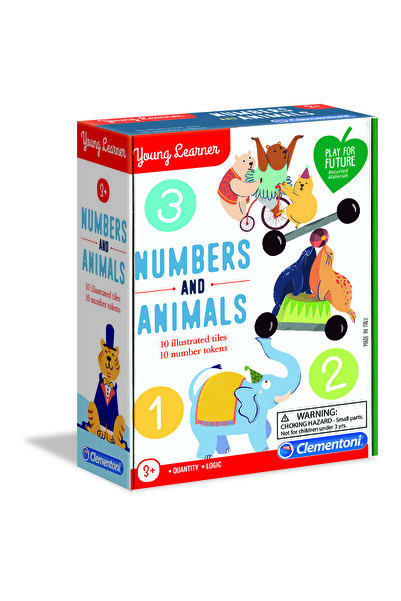 CLEMENTONI Young Learners- Numbers and Animals Eduction Toy