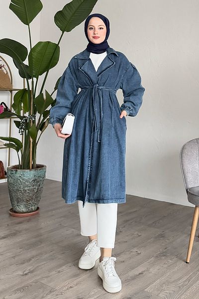 InStyle Blue Denim - șapcă cu curea