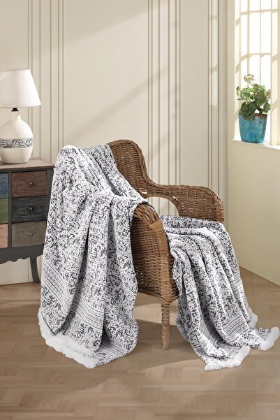 BİRHOME Comfort Blanket - Double 220X240 cm (Anthracite)